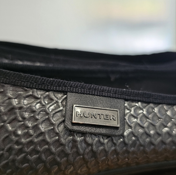 Hunter silver and grey rubber ballet flats, size 5. - Picture 4 of 9